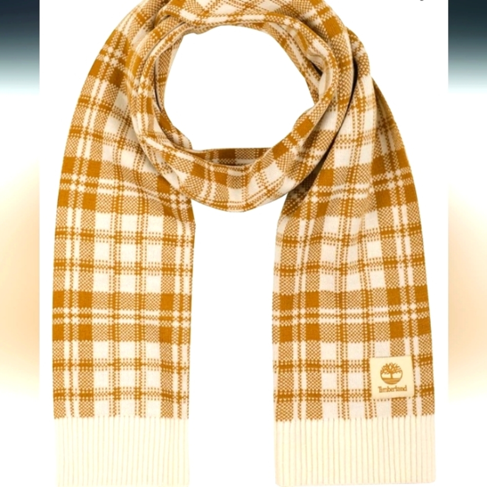 Timberland plaid scarf NWT